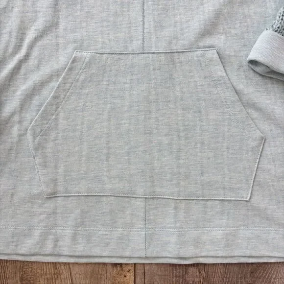 Soft Surroundings Womens Crochet Boho Tunic Top Size XL Blue Coastal Casual Cozy - Picture 6 of 11